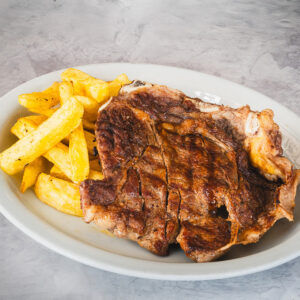 Churrasco con Papas