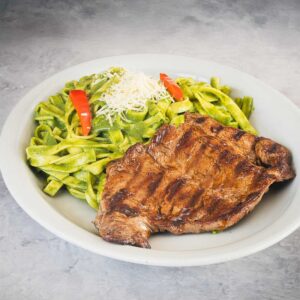 Al Pesto con Lomo Fino