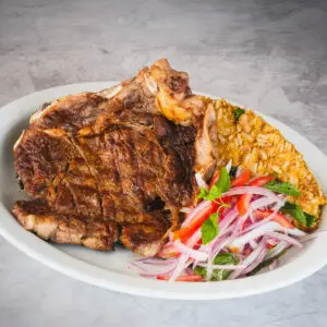 Tacu Tacu con Churrasco